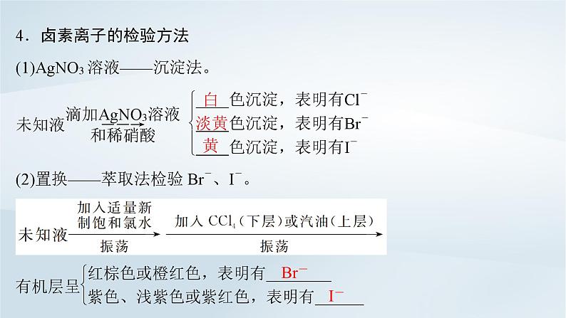 第5章 非金属及其化合物 第19讲 卤族元素氯溴碘的提任件--2025年高考化学一轮总复习考点课件第8页