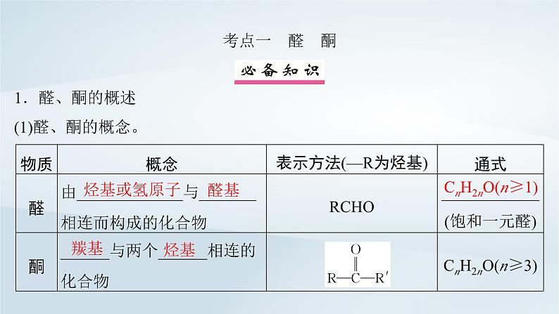 第10章 有机化学基础 第51讲 醛酮羧酸及其衍生物课件--2025年高考化学一轮总复习考点课件第5页