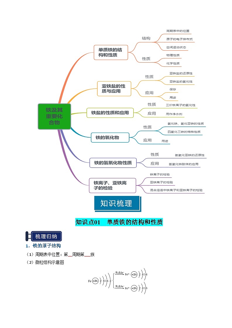 专题06 铁及其重要化合物（原卷版）第2页