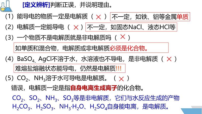 1.2.1电解质的电离  课件2024-2025学年高一上学期化学人教版（2019）必修一第8页