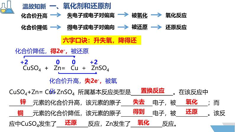 1.3.2 氧化剂和还原剂 课件2024-2025学年高一上学期化学人教版（2019）必修一第3页