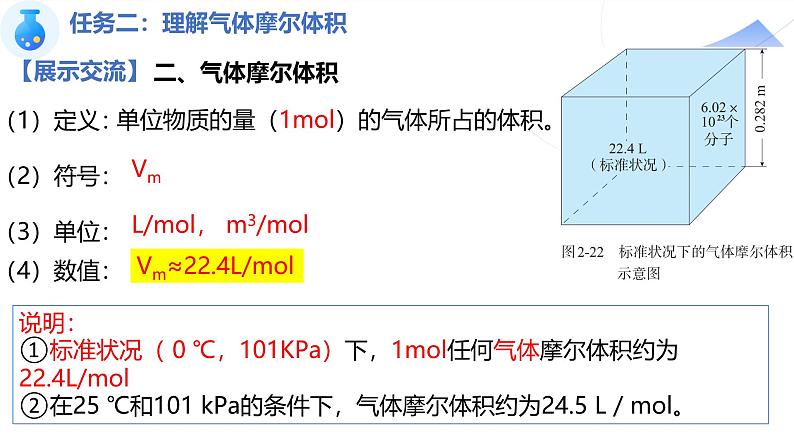 2.3.2气体摩尔体积 课件2024-2025学年高一上学期化学人教版（2019）必修一第8页