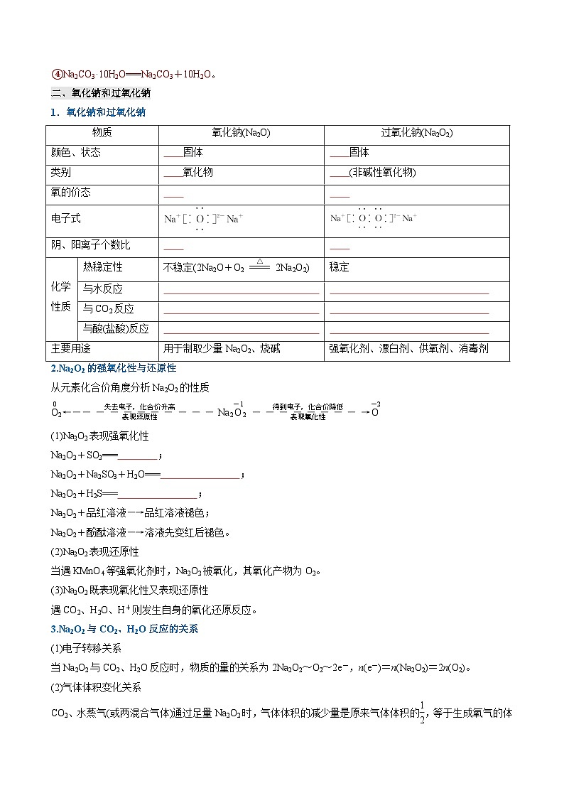 (人教版) 2025高一化学寒假衔接讲练①寒假复习-专题02 海水中的重要元素—钠和氯（学生版）第3页