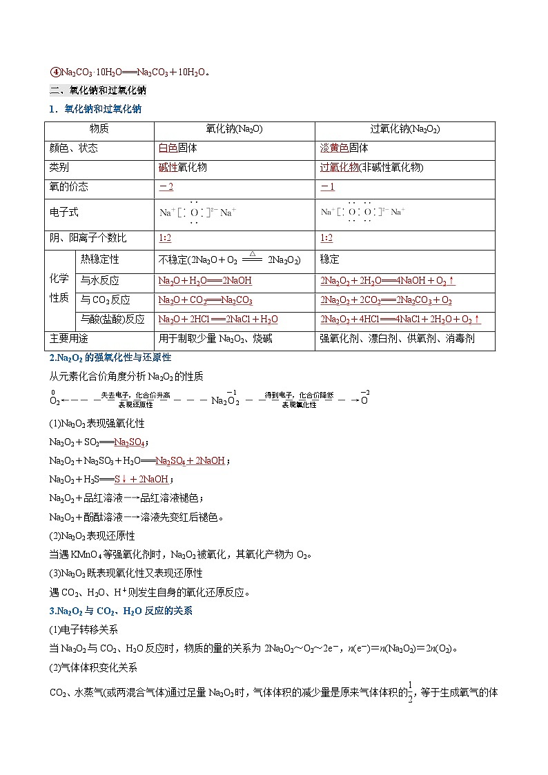 (人教版) 2025高一化学寒假衔接讲练①寒假复习-专题02 海水中的重要元素—钠和氯（教师版）第3页
