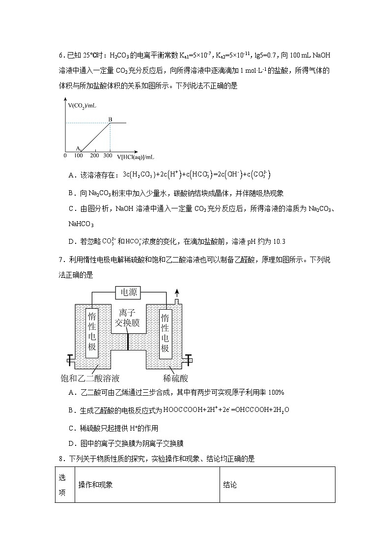 江西省“三新”协同教研共同体2024-2025学年高三上学期联考化学试题第2页