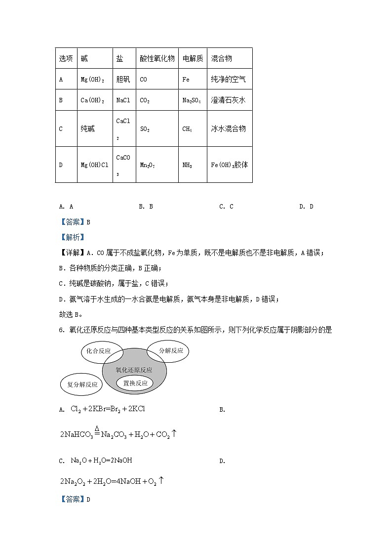 四川省成都市2023_2024学年高一化学上学期10月月考试题含解析 (1)第3页