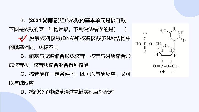 题型10  生物大分子  合成高分子第7页