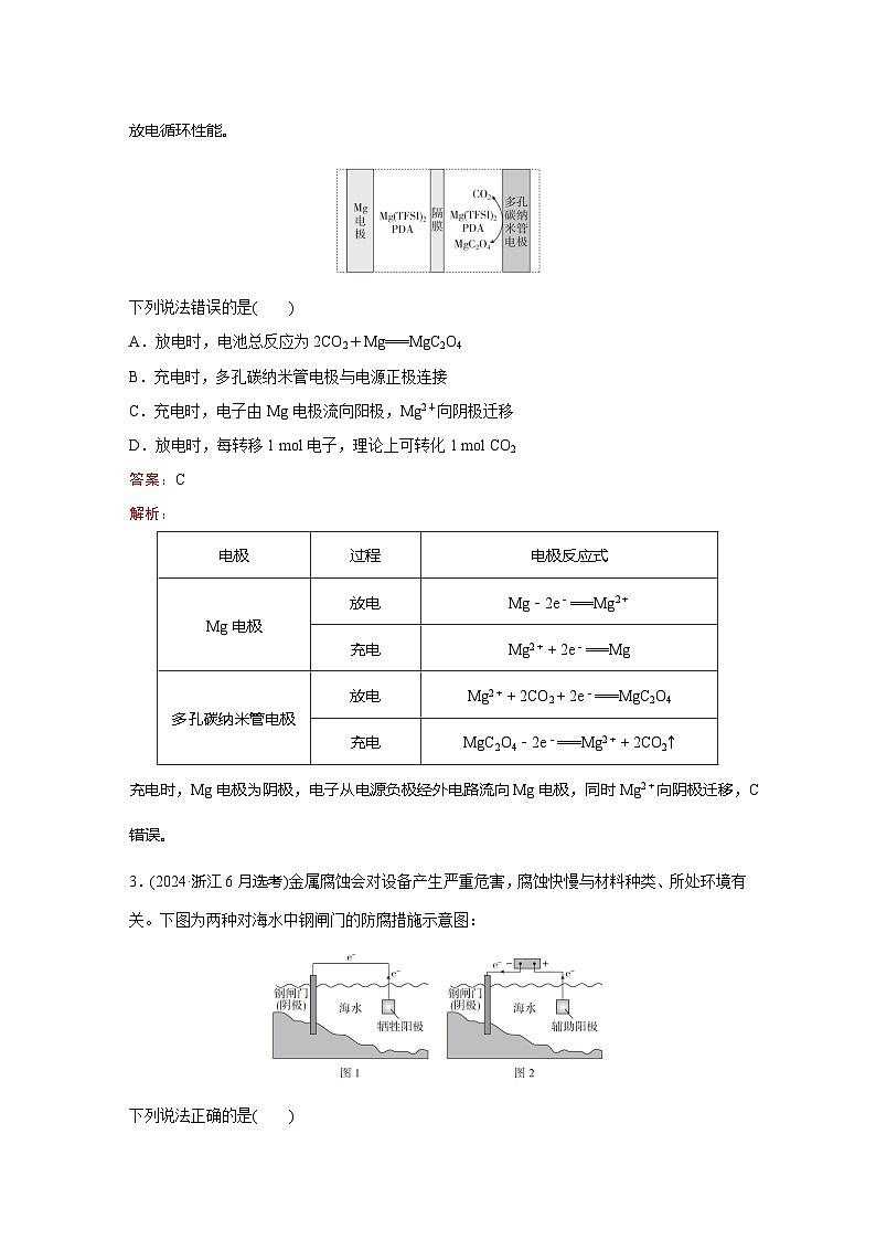 题型19  有关电化学的综合考查第2页