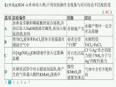 2025届高考化学二轮复习（山东版）4.表格型实验方案的设计及评价 课件