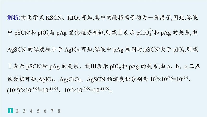 2025届高考化学二轮复习（山东版）13.沉淀溶解平衡曲线及分析 课件第4页