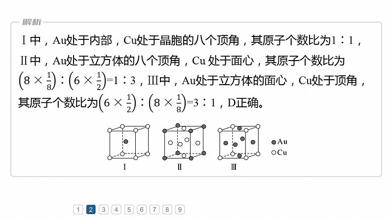 专题三　选择题专攻2　晶体结构的分析应用--2025年高考化学大二轮专题课件第8页