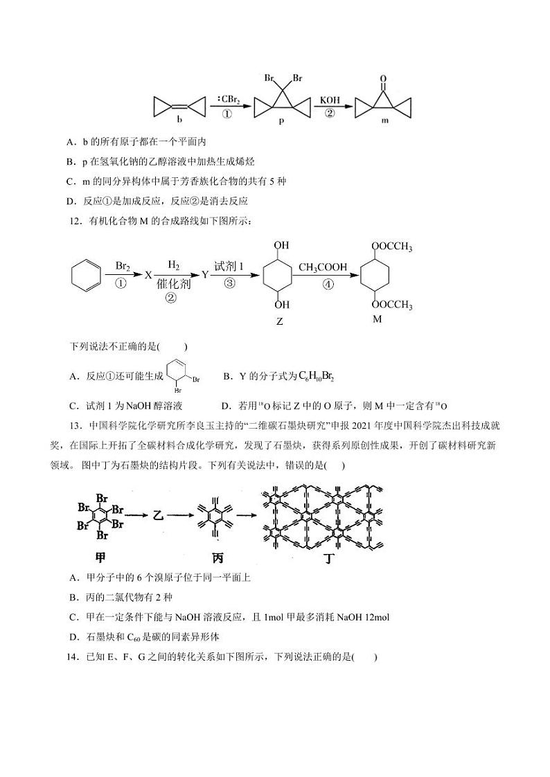 考点34 卤代烃（好题冲关）（学生版） 备战2024年高考化学一轮复习考点帮（全国通用）第3页