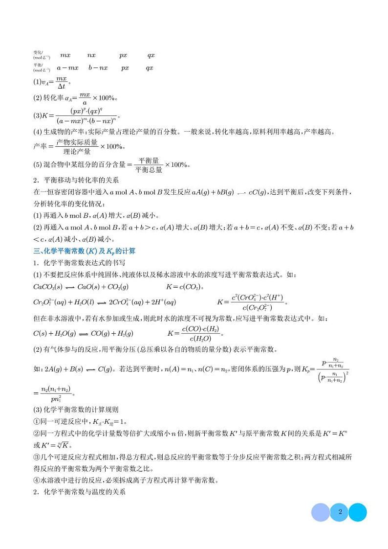 化学反应原理综合题（解析版）第2页