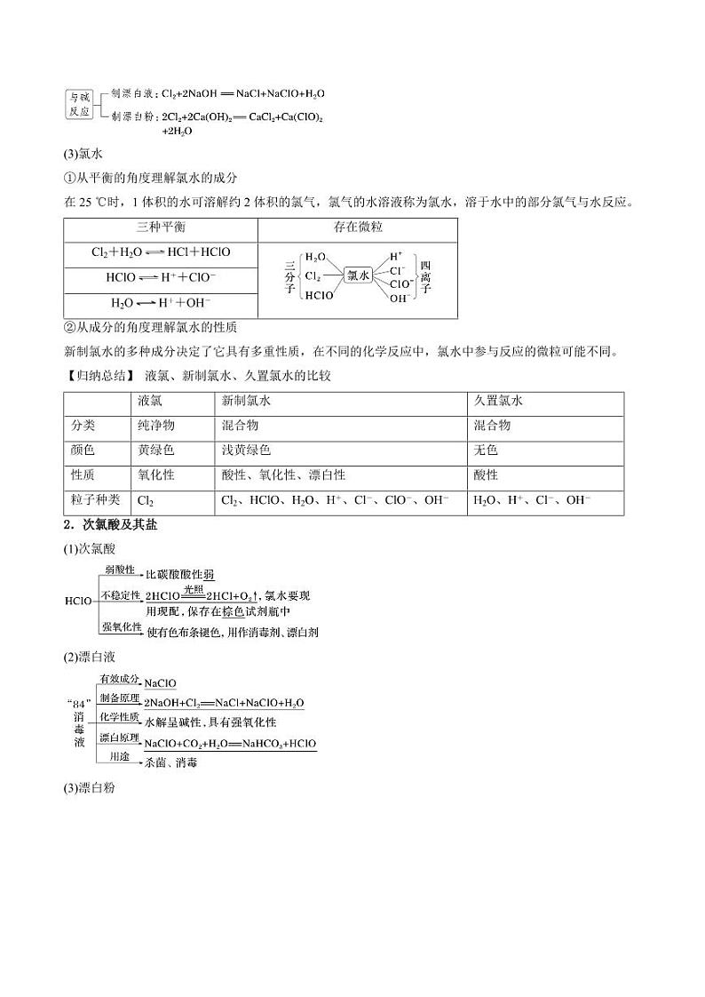 考点13  氯及其化合物（核心考点精讲精练）-备战2025年高考化学一轮复习考点帮（新高考通用）（学生版）第3页