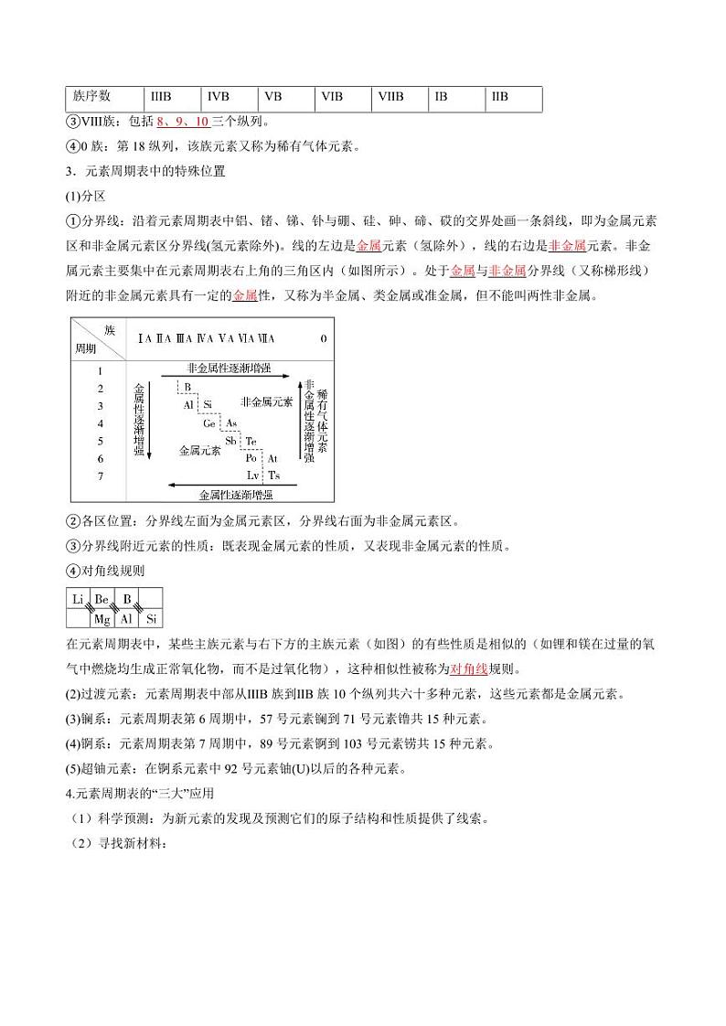 考点17  元素周期表  元素周期律（核心考点精讲精练）-备战2025年高考化学一轮复习考点帮（新高考通用）（教师版）第3页