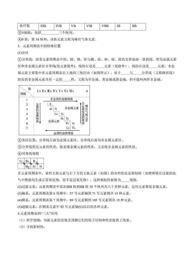 考点17  元素周期表  元素周期律（核心考点精讲精练）-备战2025年高考化学一轮复习考点帮（新高考通用）（学生版）第3页
