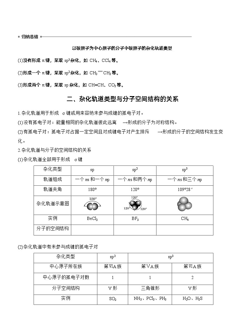 第二章　第二节　第2课时　杂化轨道理论第3页
