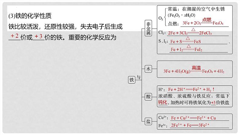 第12讲 铁及其氧化物和氢氧化物 2024高考化学一轮复习高频考点精讲（新教材新高考） 课件第5页