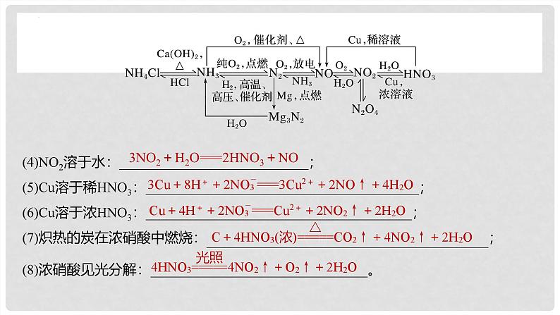 第25讲 氮及其化合物的转化关系 2024高考化学一轮复习高频考点精讲（新教材新高考） 课件第5页