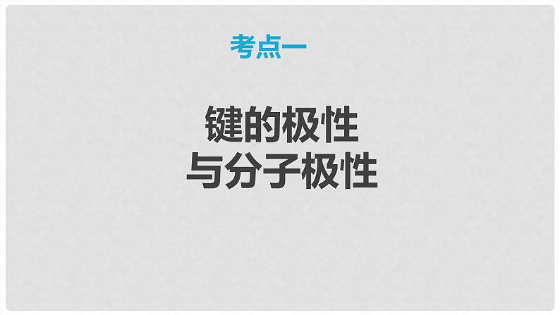 第32讲 分子的性质 配合物与超分子 2024高考化学一轮复习高频考点精讲（新教材新高考） 课件第3页