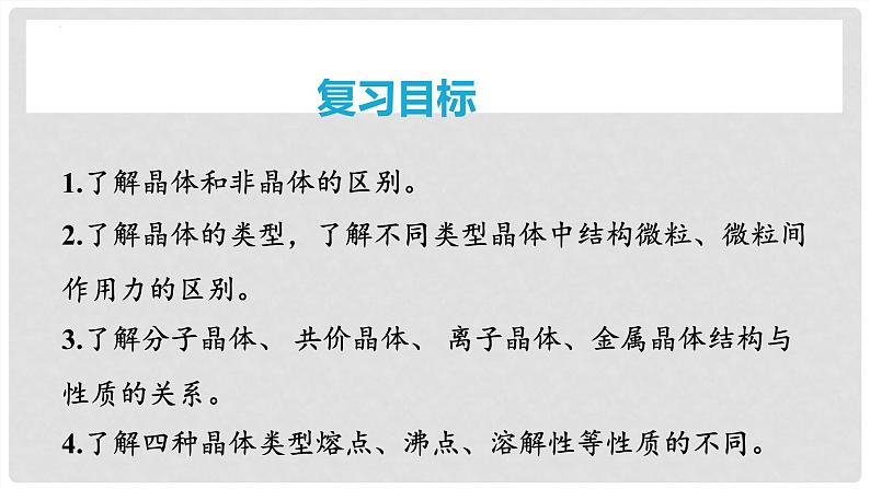 第33讲 物质的聚集状态 常见晶体类型 2024高考化学一轮复习高频考点精讲（新教材新高考） 课件第2页