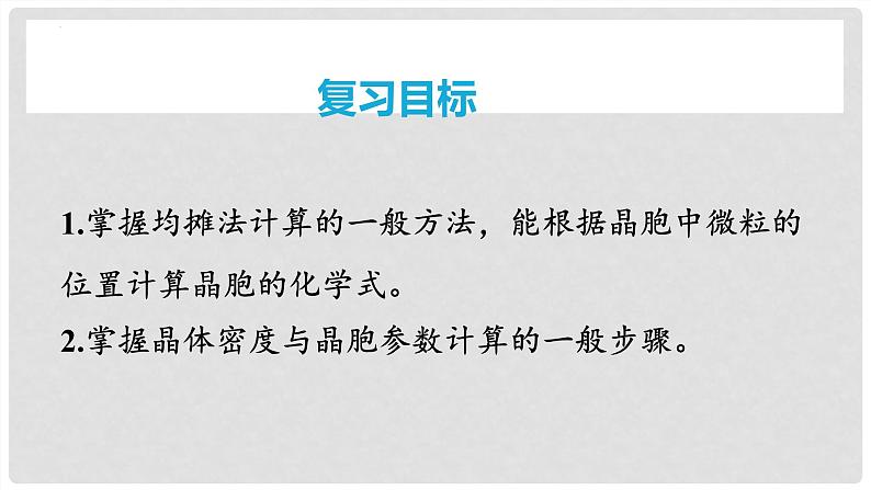 第34讲 晶胞结构分析与计算 2024高考化学一轮复习高频考点精讲（新教材新高考） 课件第2页