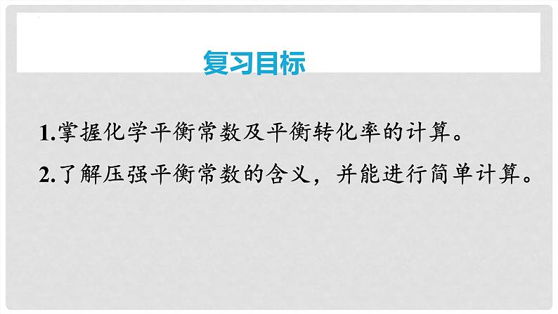 第47讲 化学平衡常数的计算 2024高考化学一轮复习高频考点精讲（新教材新高考） 课件第2页