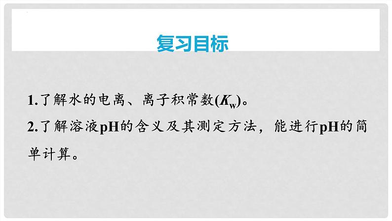 第53讲 水的电离和溶液的pH 2024高考化学一轮复习高频考点精讲（新教材新高考） 课件第2页