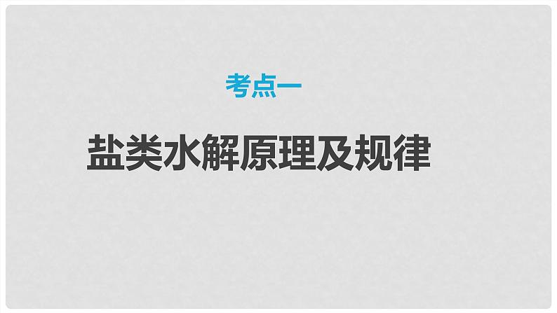 第55讲 盐类的水解及应用 2024高考化学一轮复习高频考点精讲（新教材新高考） 课件第3页