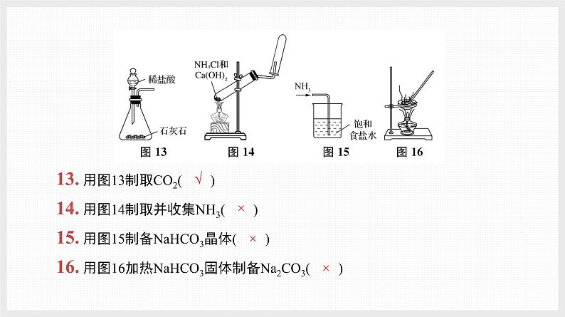 基础排查4　实验装置与操作正误判断第5页