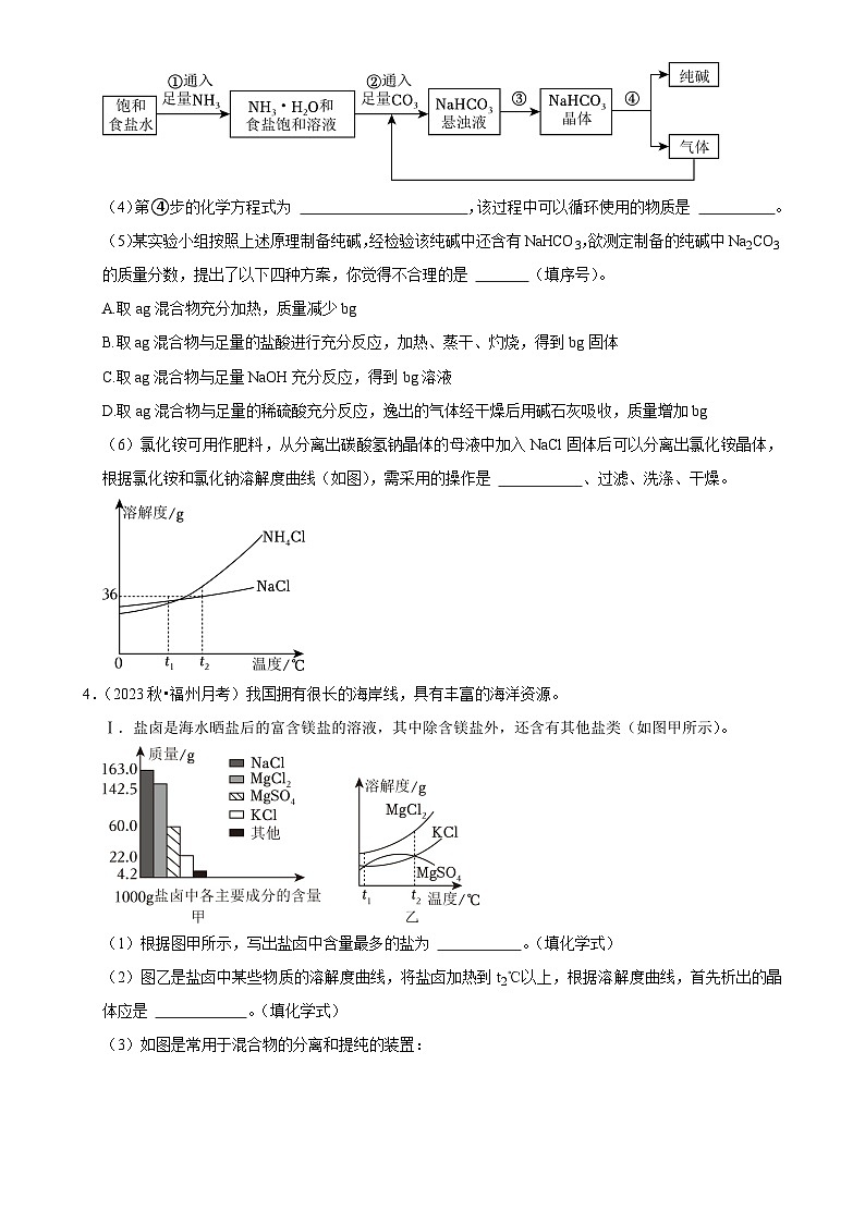 2025高考化学解密之考点篇试题 元素及其化合物（解答大题）（Word版附解析）第3页