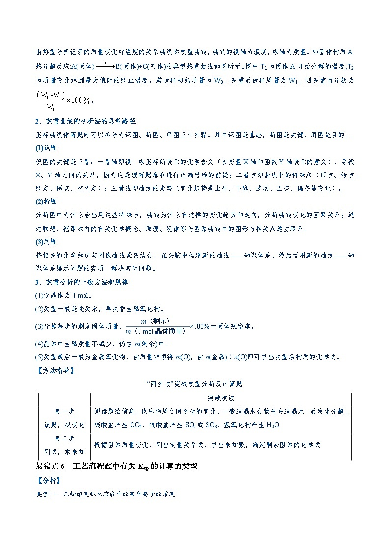 备战2025年新高考化学二轮复习易错题易错类型07 化工流程中的常考问题（7大易错点）练习（Word版附解析）第3页