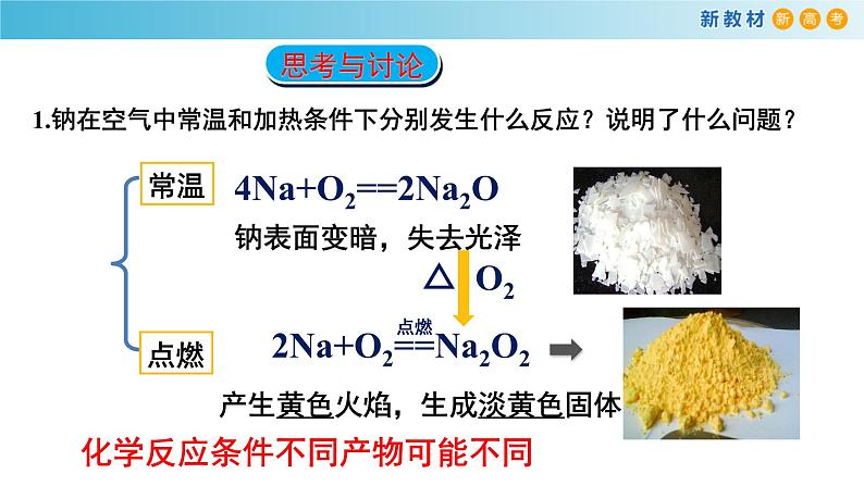 人教版 (2019)高中化学 必修 第一册 2-1《第2课时 氧化钠和过氧化钠》课件第3页