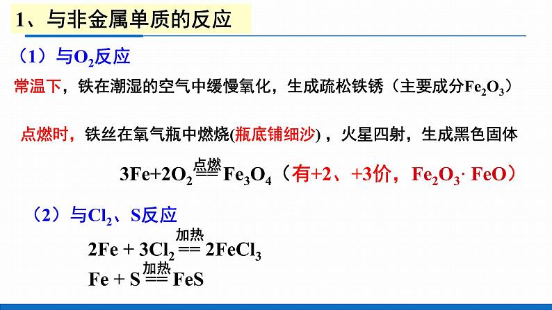 人教版高中化学必修 第一册 3-1《第1节 铁及其化合物》复习课件第7页