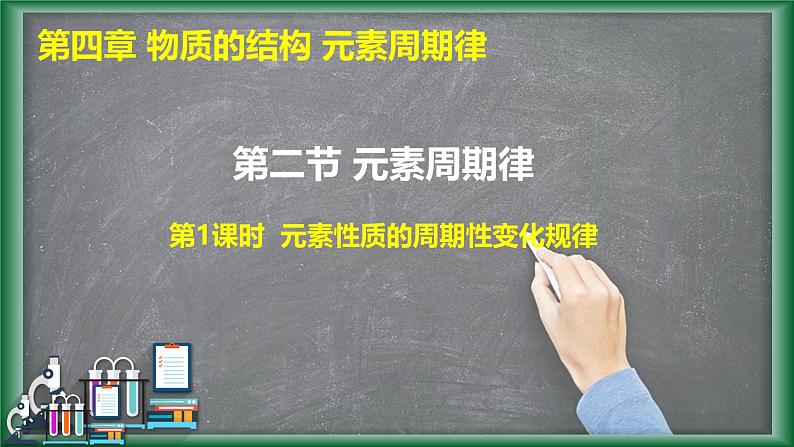 人教版高中化学必修 第一册 4-2《元素周期律（第一课时》课件第1页