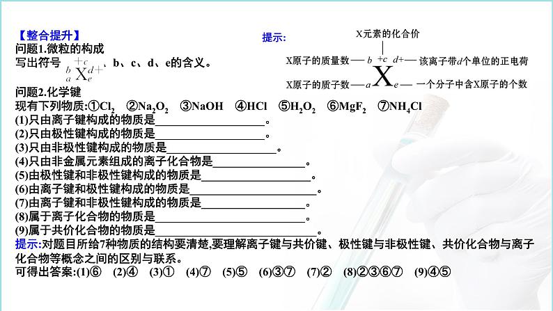 人教版高中化学必修 第一册《第四章物质结构元素周期律 基础知识复习》课件第3页