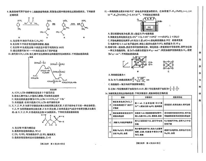 2025届湖北鄂东新领先协作体高三下学期2月调考（二模）化学试题第2页