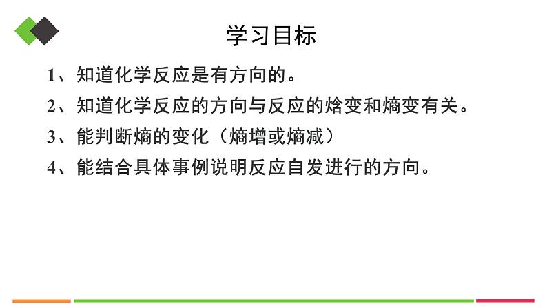 人教版高中化学选择性必修1《2-3化学反应的方向》课件第2页