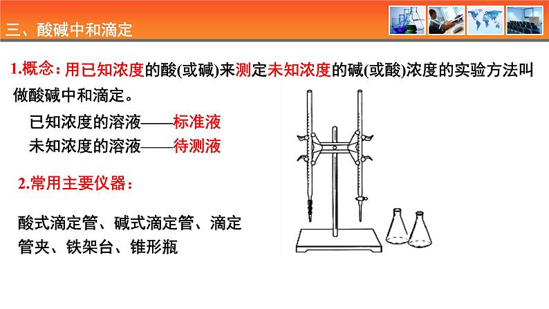 人教版高中化学选择性必修1《3-2-2  酸碱中和滴定》课件第3页