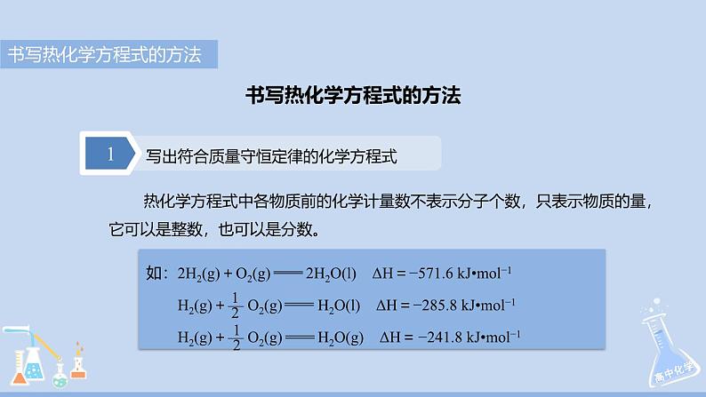 人教版高中化学选择性必修1   1-2《第2课时 热化学方程式》课件第7页