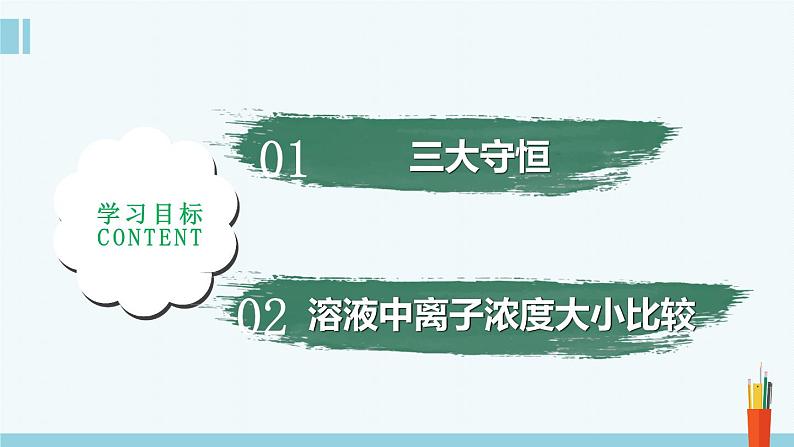 人教版高中化学选择性必修1《3-3-4  盐类的水解(第4课时 三大守恒和离子浓度大小比较)》课件第2页