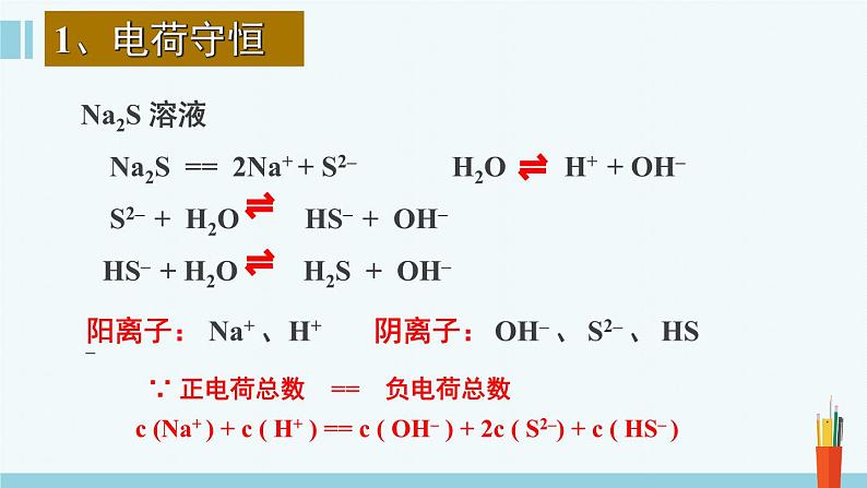 人教版高中化学选择性必修1《3-3-4  盐类的水解(第4课时 三大守恒和离子浓度大小比较)》课件第6页