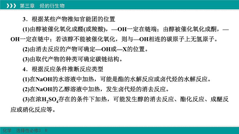 人教版高中化学选修3 3-5《微专题7_有机合成与推断突破口》课件第6页