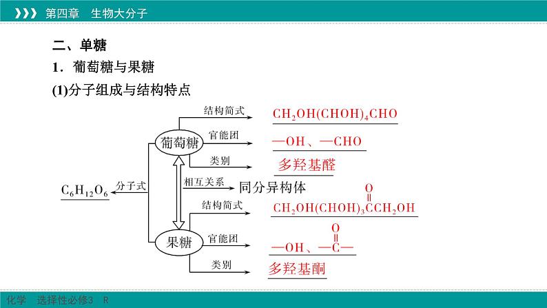 人教版高中化学选修3 4-2-1《糖类》课件第5页