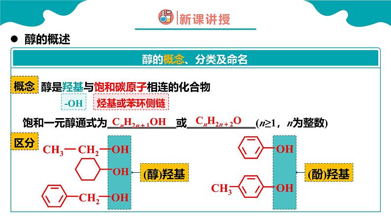 2024-2025学年高二化学（人教版2019选择性必修3）第三章第二节醇酚第1课时课件第5页