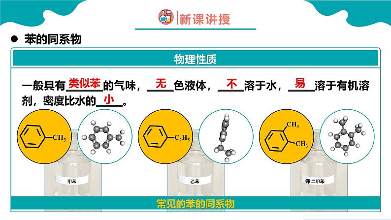 2024-2025学年高二化学（人教版2019选择性必修3）第二章第三节芳香烃第2课时课件第6页