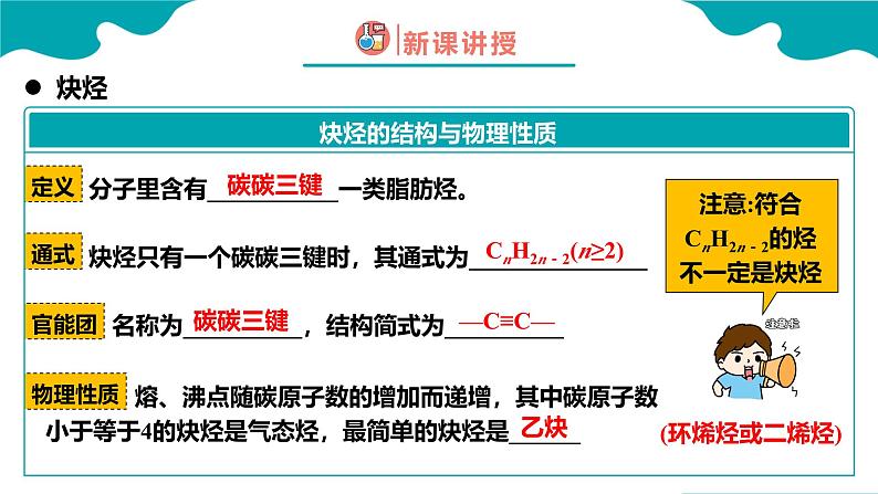 2024-2025学年高二化学（人教版2019选择性必修3）第二章第二节烯烃炔烃第2课时课件第4页