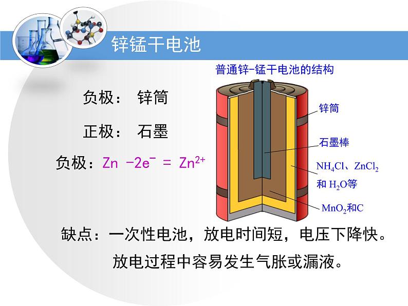 人教版(新课标) 高中化学 必修2 2-2《化学能与电能》第二课时教学课件第6页