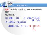 人教版 (新課標)高中化學選修5 1-3《有機化合物的命名》教學課件
