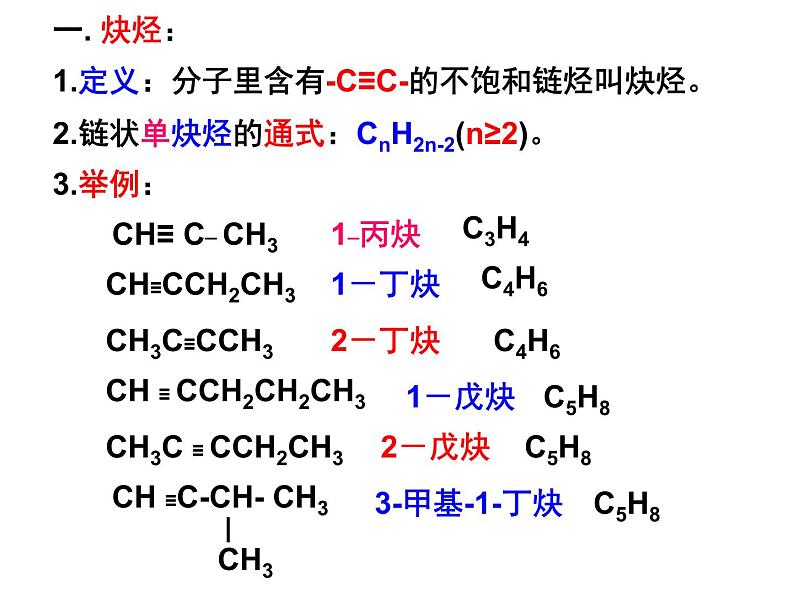 人教版 (新课标)高中化学选修5 2-1《炔烃、脂肪烃的来源及其应用》课件第2页